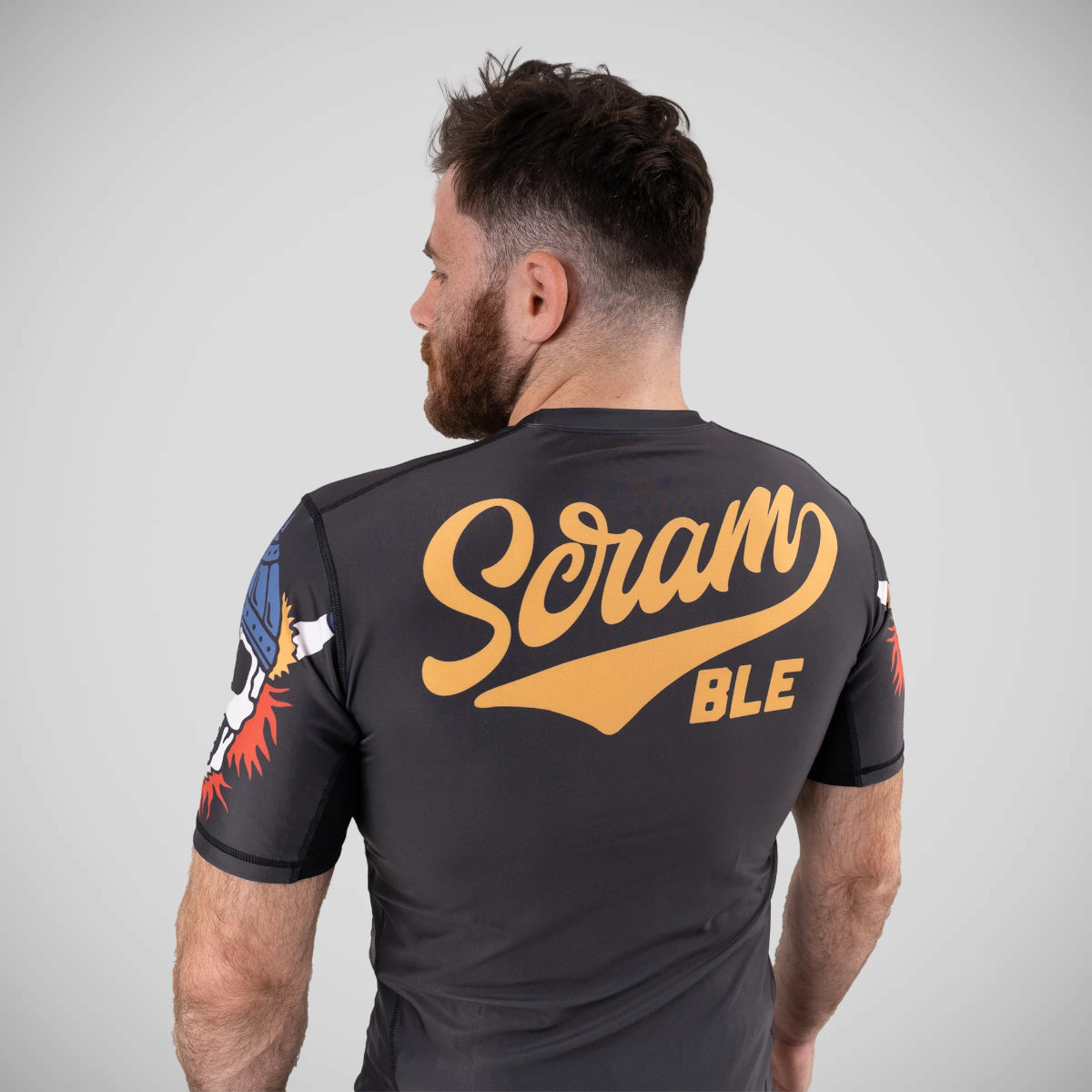 Black Scramble Viking Rash Guard   