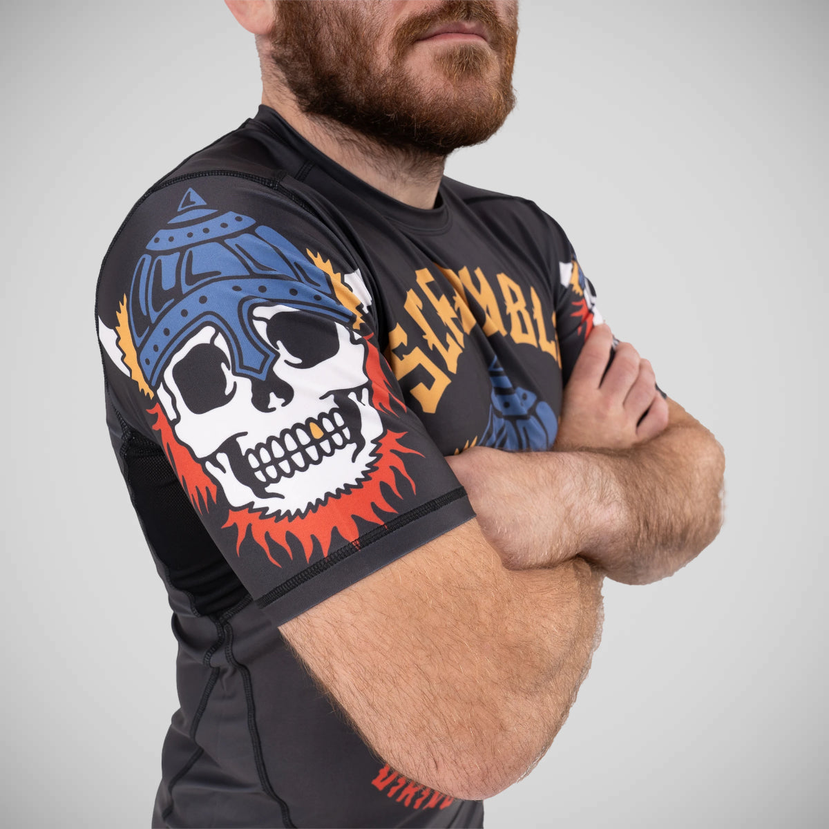 Black Scramble Viking Rash Guard   