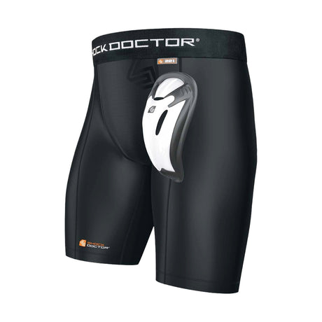 Shock Doctor Youth Core Compression Short/Bioflex Cup Black