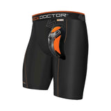 Choque Doctor Juvenil Ultrapro Compresión corta/Ultra Carbon Flex Cup Negro