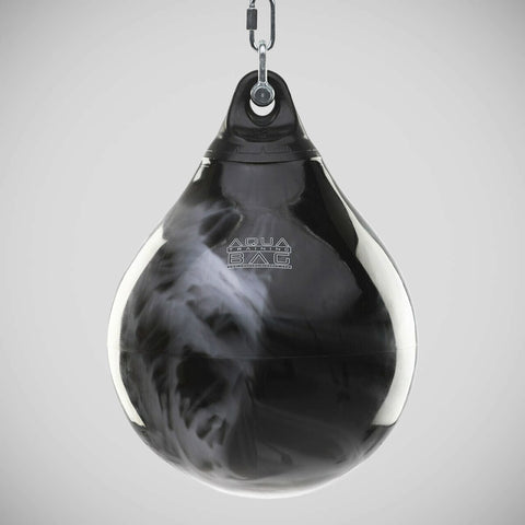 Black/Silver Aqua 18" 120lb Punching Bag