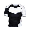 Hyperfly Supreme Edge Ranked Short Sleeve Rash Guard Black