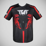 Tuff Sport Double Tiger com T-Shirt Mythical Forest Creaturas Thai Black