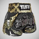Tuff Sport MS631 Thai Rei de Naga Muay Thai Shorts Black
