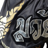Tuff Sport MS631 Thai Rei de Naga Muay Thai Shorts Black