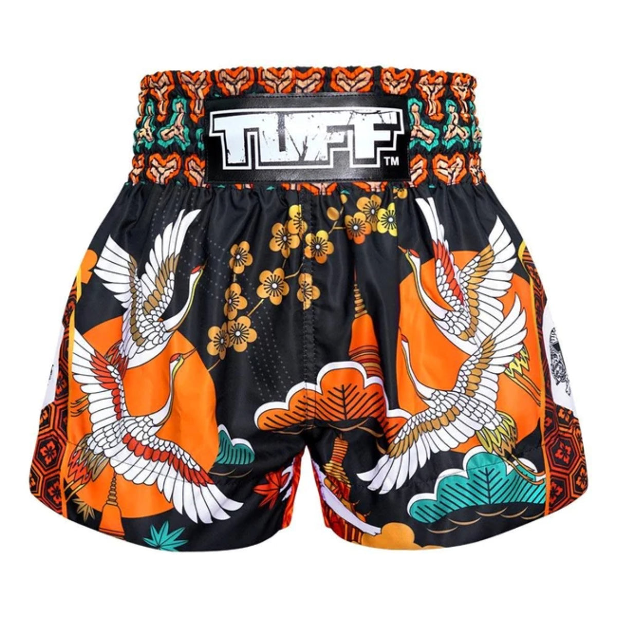 Black TUFF Sport MS652 Autumn Sunray Muay Thai Shorts   