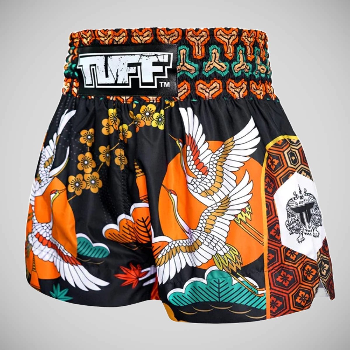 Black TUFF Sport MS652 Autumn Sunray Muay Thai Shorts   