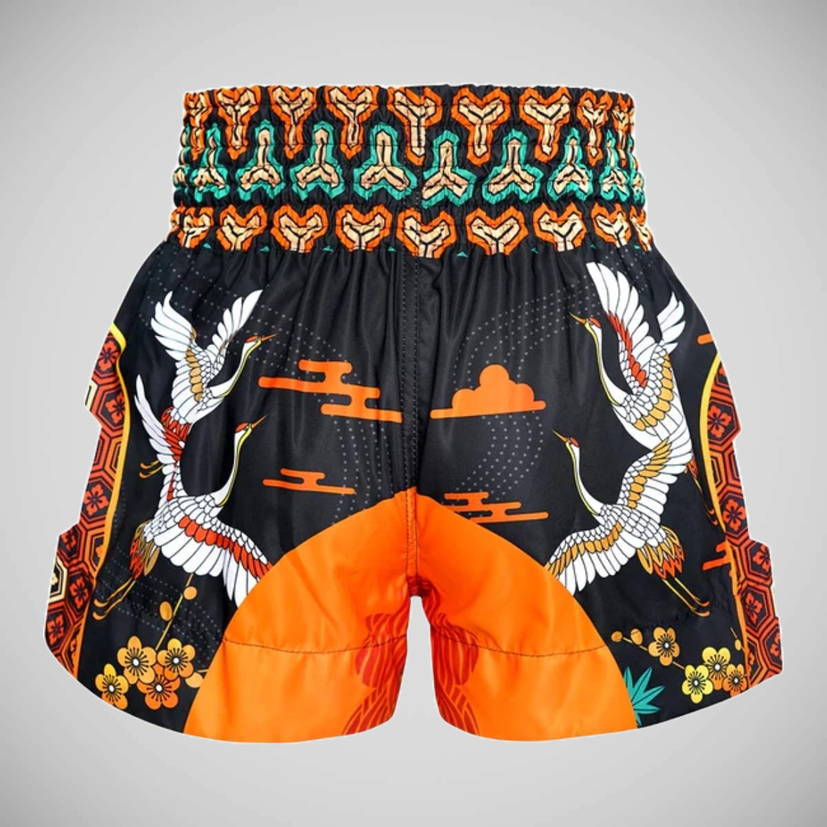 Black TUFF Sport MS652 Autumn Sunray Muay Thai Shorts   