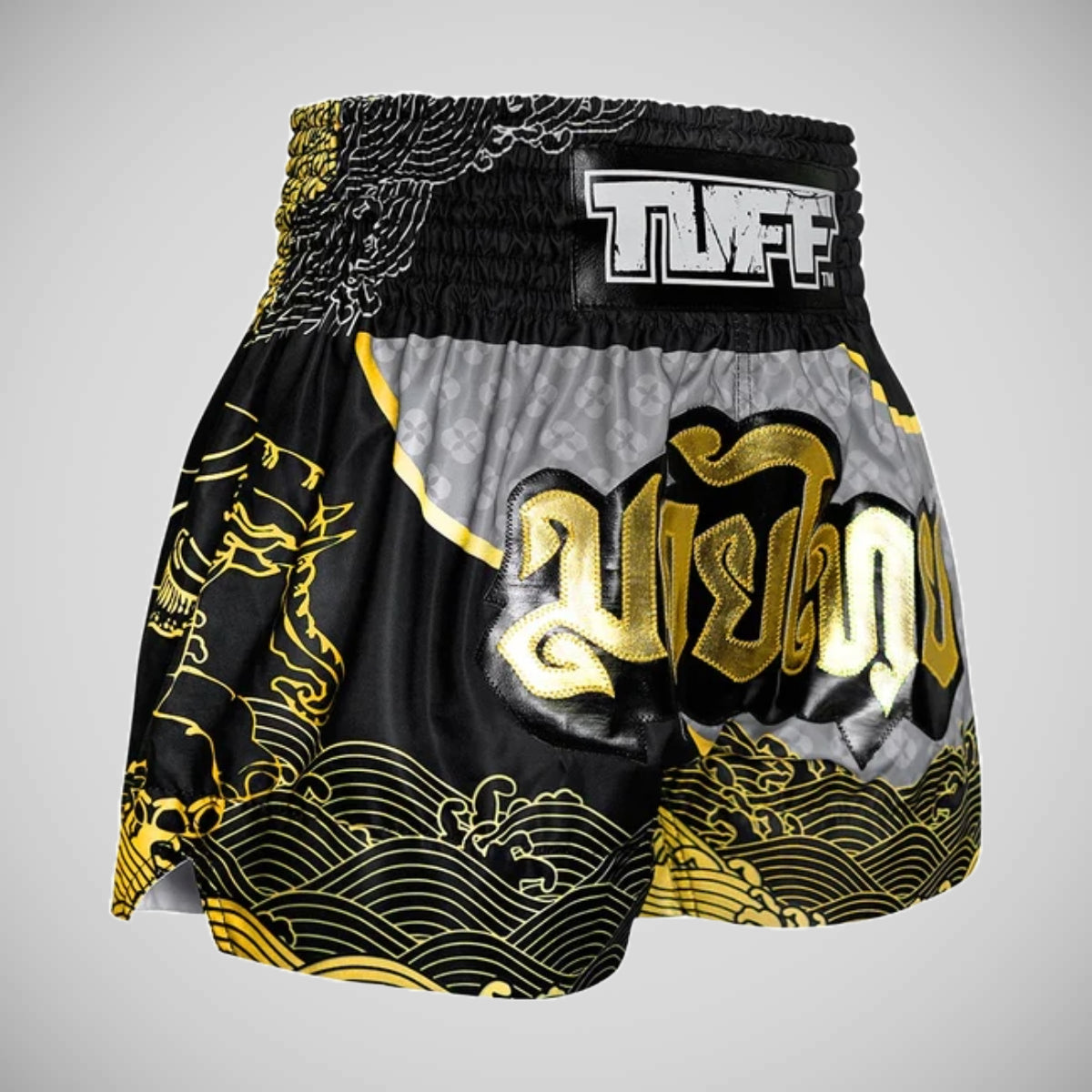 Tuff Sport MS654 Waree Kunchorn Muay Thai Shorts Black