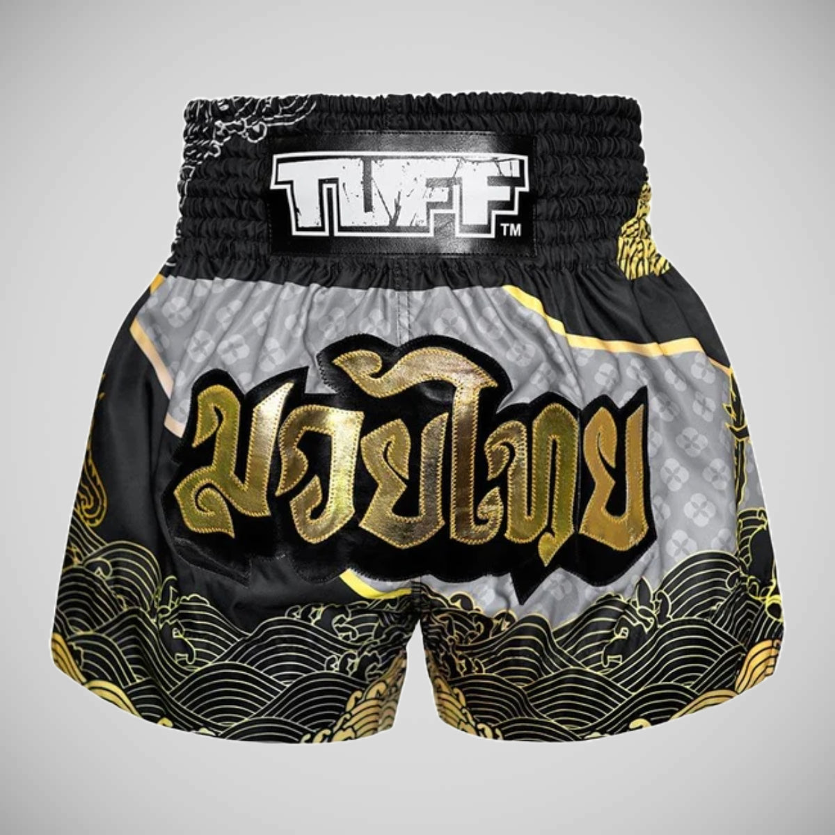 Tuff Sport MS654 Waree Kunchorn Muay Thai Shorts Black