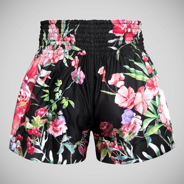 TUFF Sport MS655 Wild Thorns Muay Thai Shorts Black