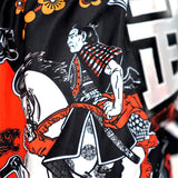 Black TUFF Sport MS660 Tora Samurai Muay Thai Shorts   
