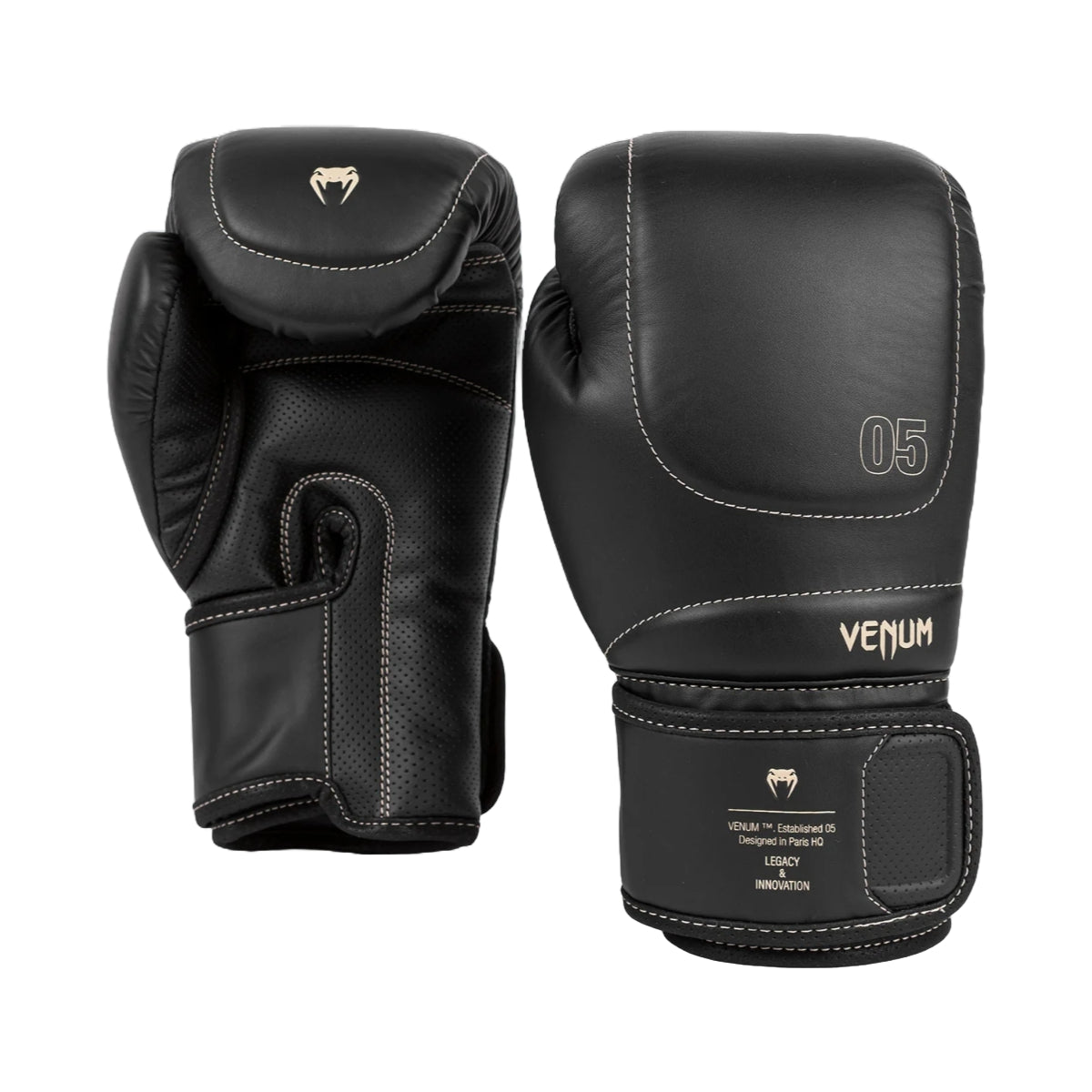 Black Venum Impact Evo Boxing Gloves   