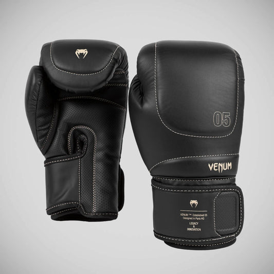 Black Venum Impact Evo Boxing Gloves