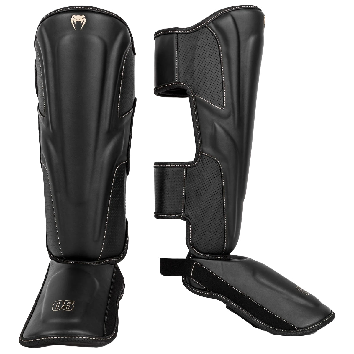 Venum Impact Evo Shin Guards Black