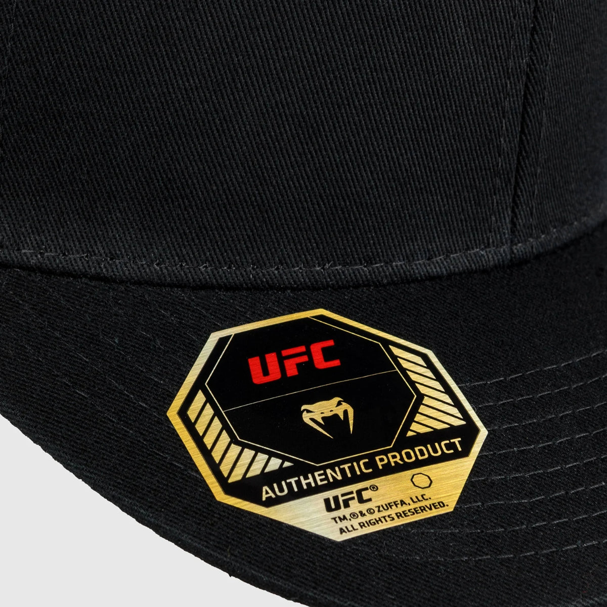 Black Venum UFC Adrenaline Authentic Fight Week Baseball Cap   