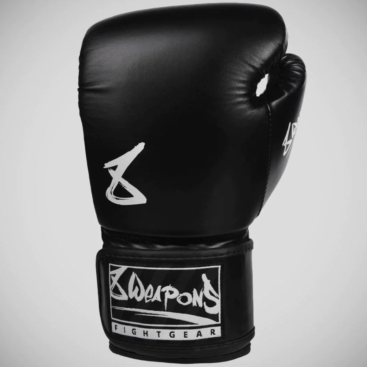 Black/White 8 Weapons Pure Boxing Gloves from Made4Fighters