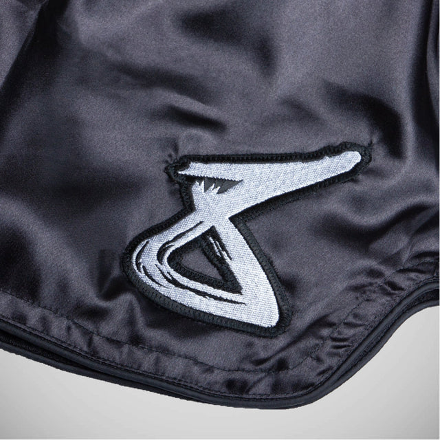 8 Weapons Strike Muay Thai Shorts Black/White