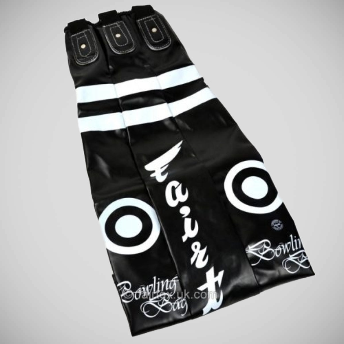 Fairtex HB10ボウリングバッグ（充填されていない）黒/白
