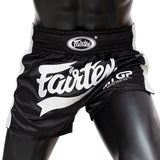 Fairtex x mtgp muay thai shorts preto/branco