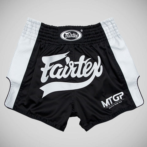 Black/White Fairtex X MTGP Muay Thai Shorts