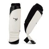 Black/White Fumetsu Ghost S3 MMA Shin Guards   