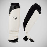 Black/White Fumetsu Ghost S3 MMA Shin Guards   