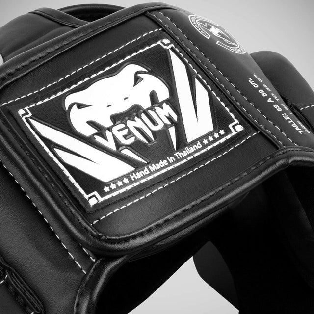 Venum Elite Head Guard Black/White