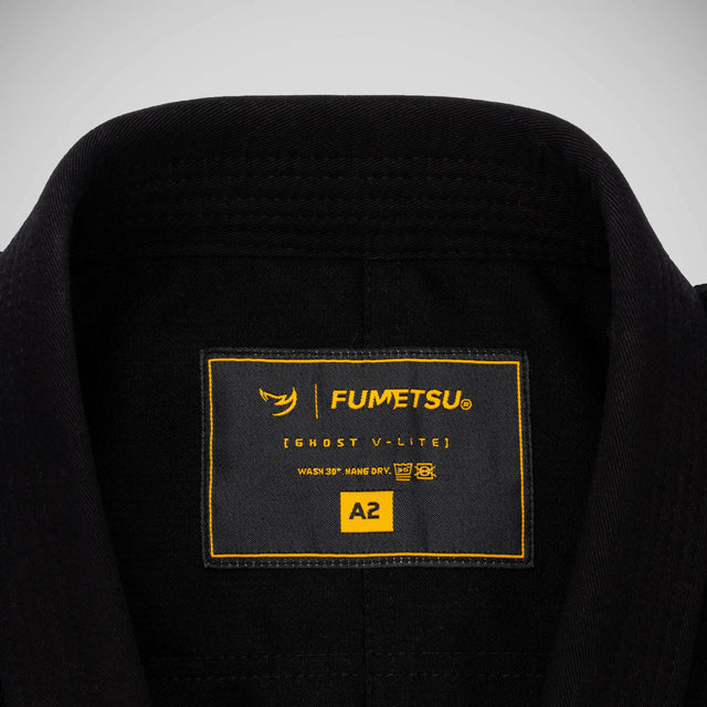 Fumetsu Kids Ghost V-Lite BJJ Gi Black/Yellow
