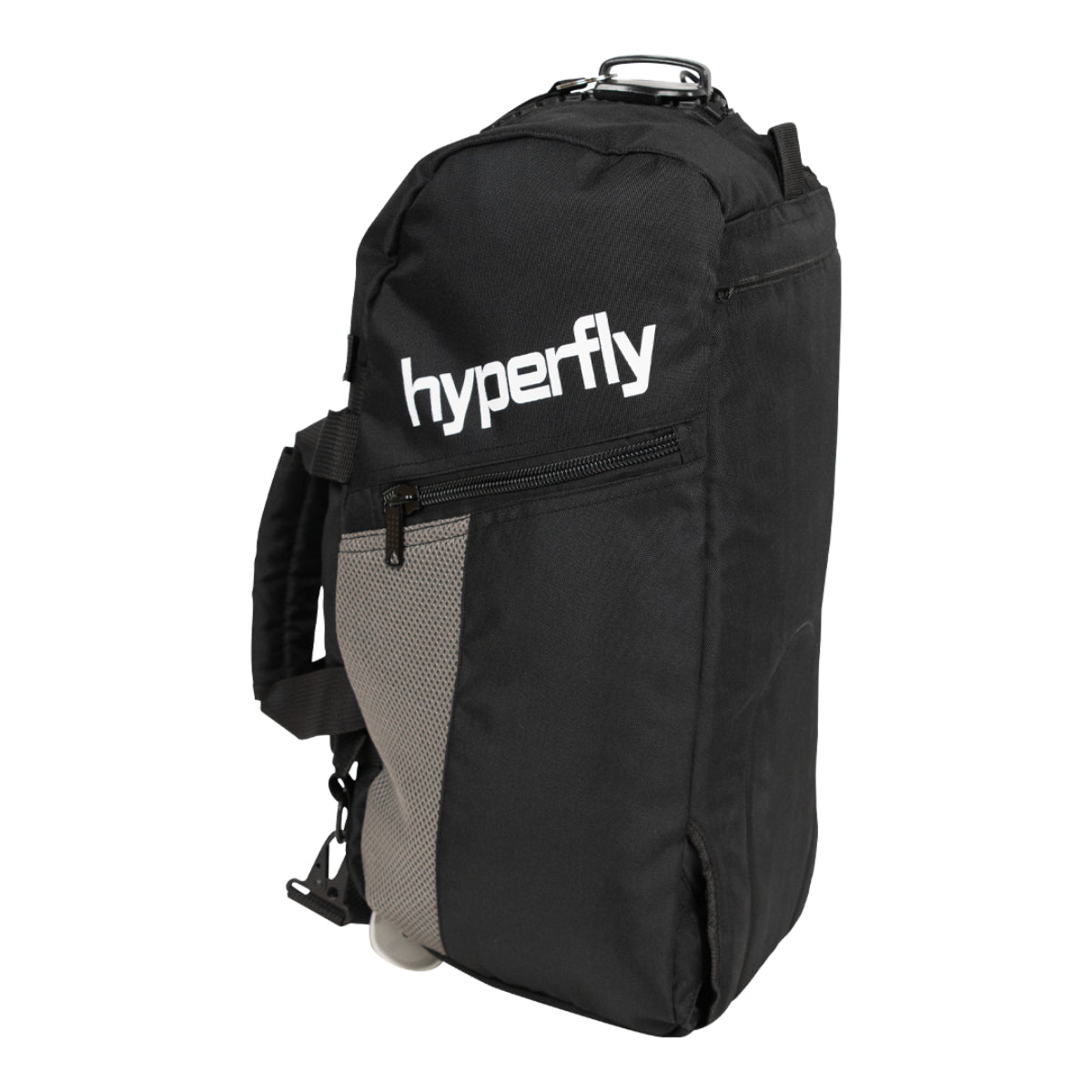 Hyperfly Black Zipper Duffel Bag