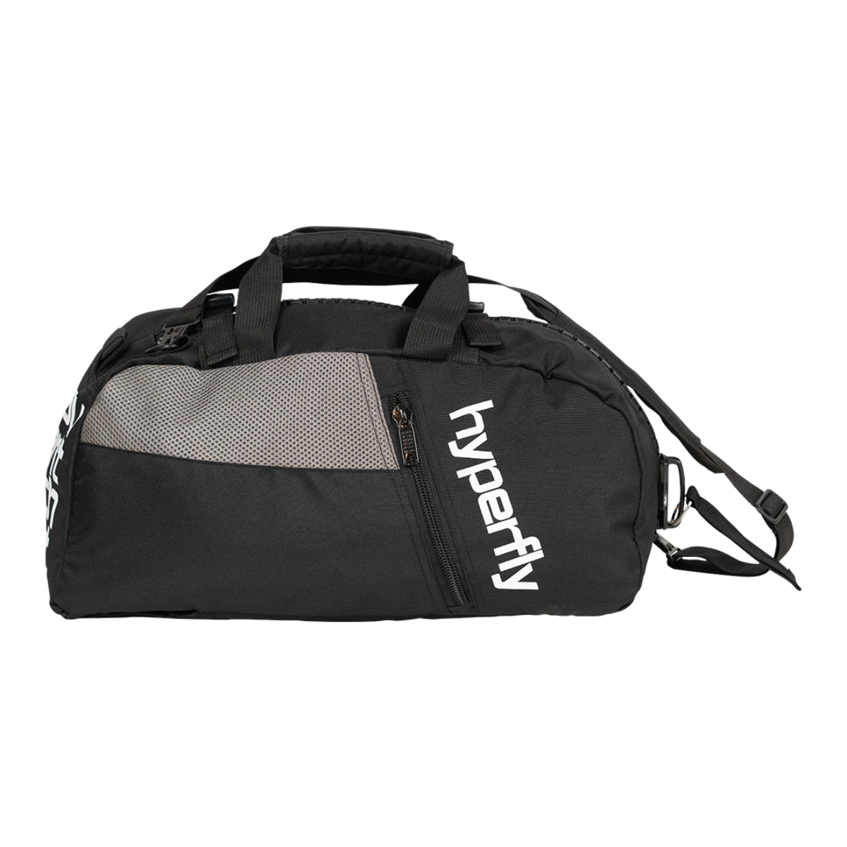 Hyperfly Black Zipper Duffel Bag