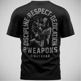 Black 8 Weapons Tombstone T-Shirt   