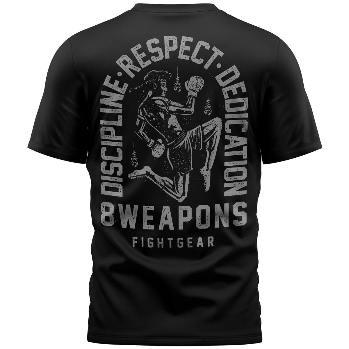 Black 8 Weapons Tombstone T-Shirt   