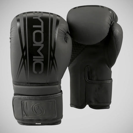 Guantes de boxeo bytómico del eje v2 negro/negro