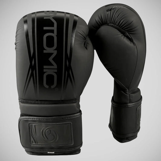 Black/Black Bytomic Axis V2 Boxing Gloves