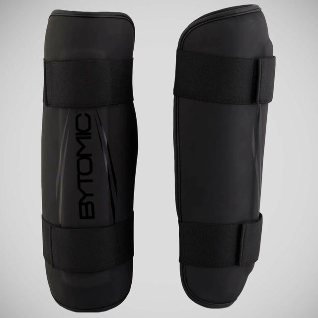 Bytomic Axis V2 Shin Guards Black/Black