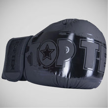 Black/Black Top Ten Power Ink Black'n'Black Boxing Gloves