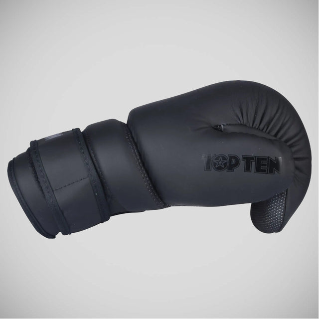 Top Ten Power Ink Black'n'Black Pointfighter Gloves Black/Black