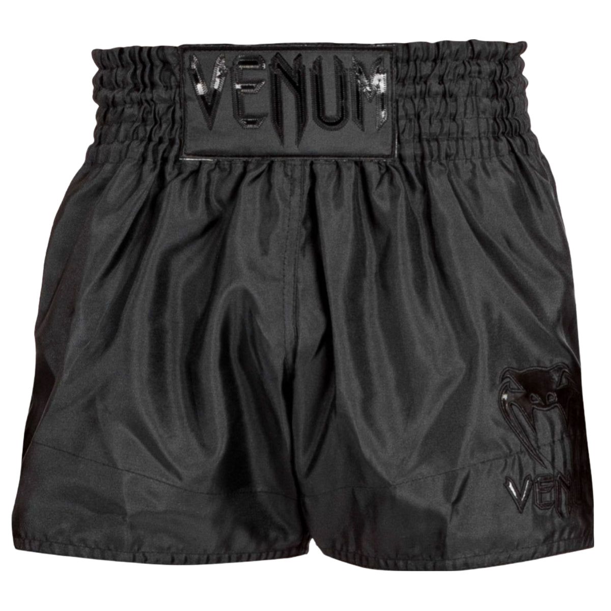 Venum Klassische Muay Thai Shorts schwarz/schwarz