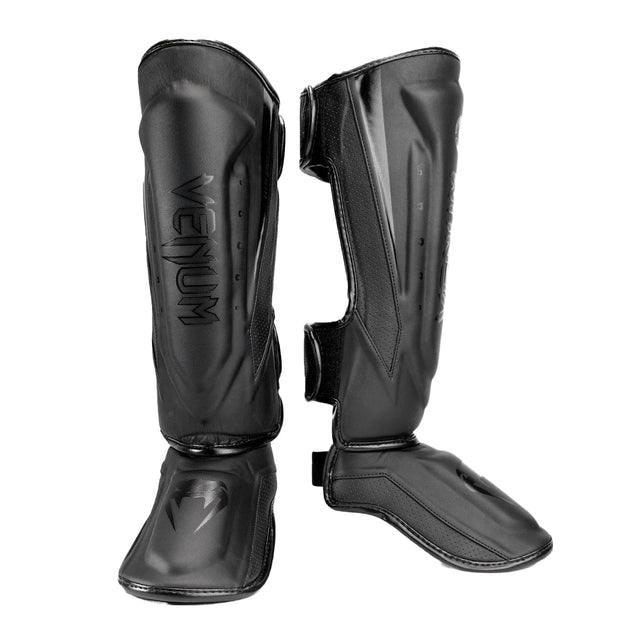 Venum Elite Evo Shin Guards Black/Black