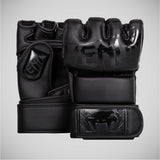 Venum Undisputed 2.0 Leather MMA Fight Gloves Black/Black