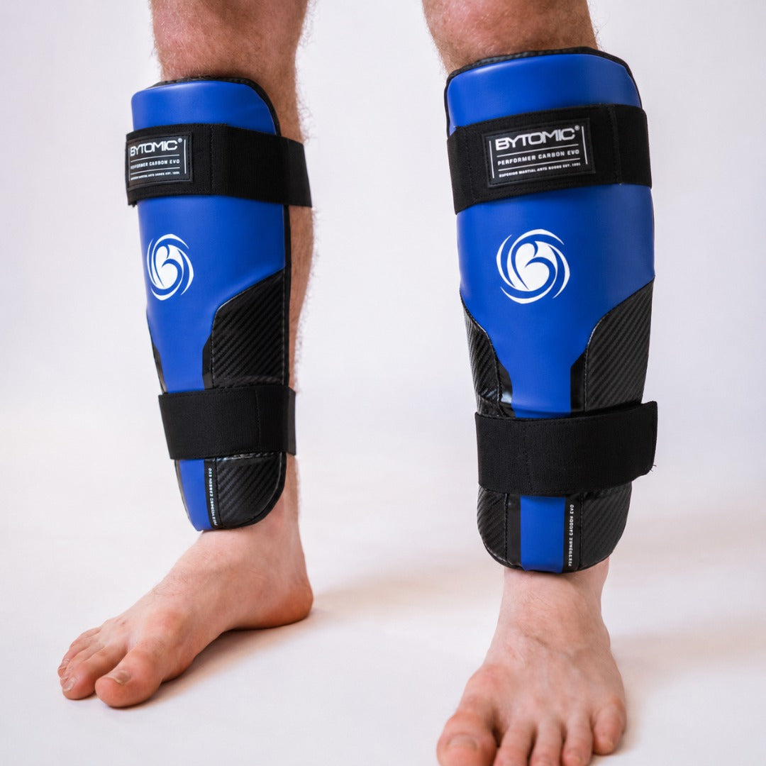 Bytomic Performer Carbon Evo Shin Guards Black/Blue