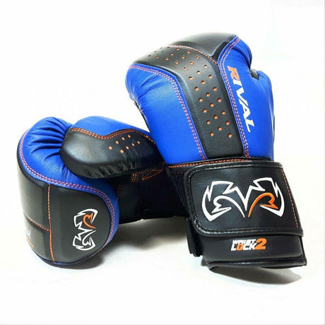 Rival RB10 Intelli-shock Bag Gloves Black/Blue