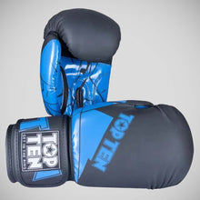 Black/Blue Top Ten The Splitter Boxing Gloves