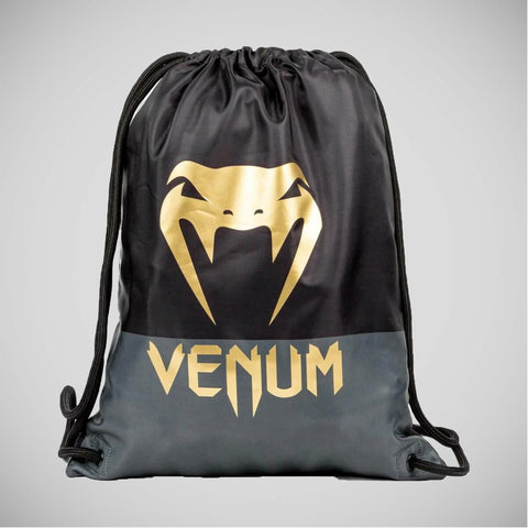 Black/Bronze Venum Classic Drawstring Bag