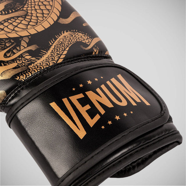 Venum Dragon's Flight Boxing Gloves Black/Bronze