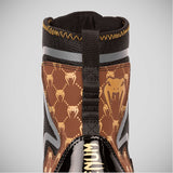 Black/Brown Venum Elite Evo Boxing Shoes   