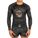 Rash Guard z długim rękawem Venum Santa Muerte Dark Side w kolorze czarnym/brązowym