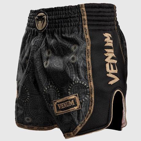Venum Santa Muerte Side Dark Muay Thai Shorts noir / marron