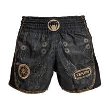 Black/Brown Venum Santa Muerte Dark Side Muay Thai Shorts